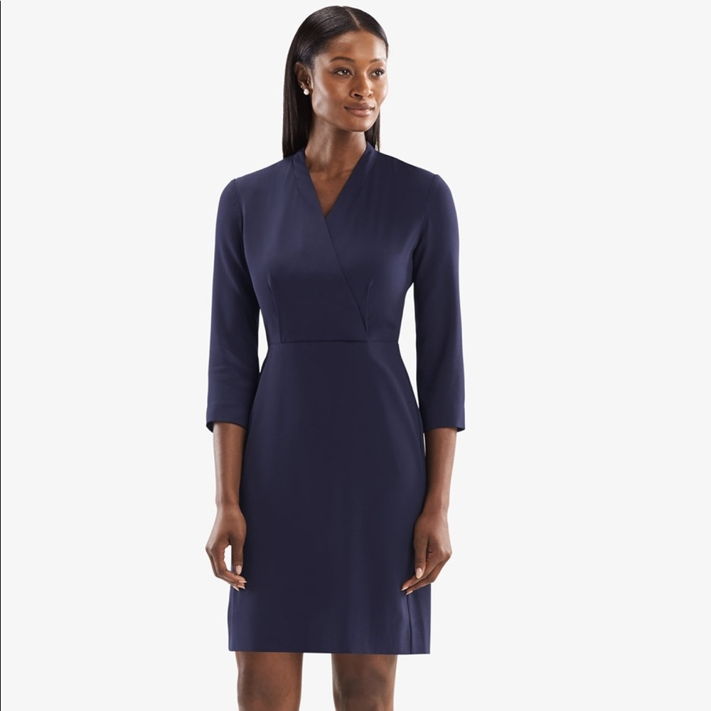 MM Lafleur Niko Dress—Deep Indigo